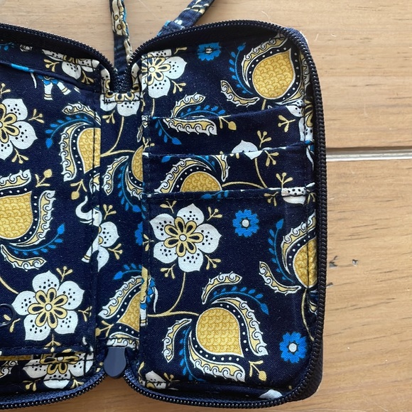 Vera Bradley Wristlet Wallet in “Elle Blue” - Picture 10 of 14
